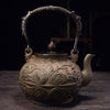 Classical old Iron Kettle pot for making tea