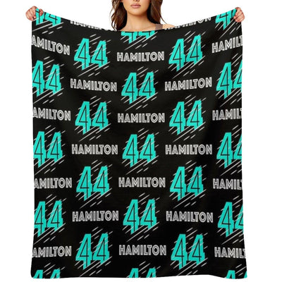 F1 Lewis Hamilton Throw Blanket