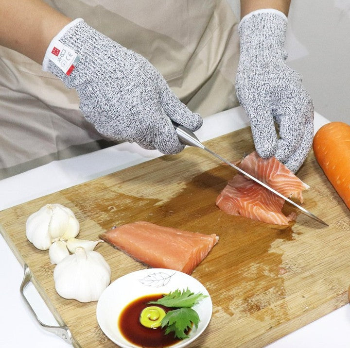 Class 5 HPPE cut-resistant gloves, cut-resistant, wear-resistant, tear-resistant, kitchen gardening woodworking gloves