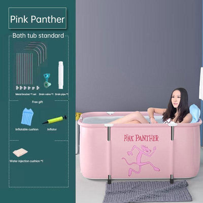120CM Bathtubs Folding Bath Bucket Thicken Shower Barrel Adult IceTub Baby Swimming Pool Insulation Family Bathroom SPA Tub