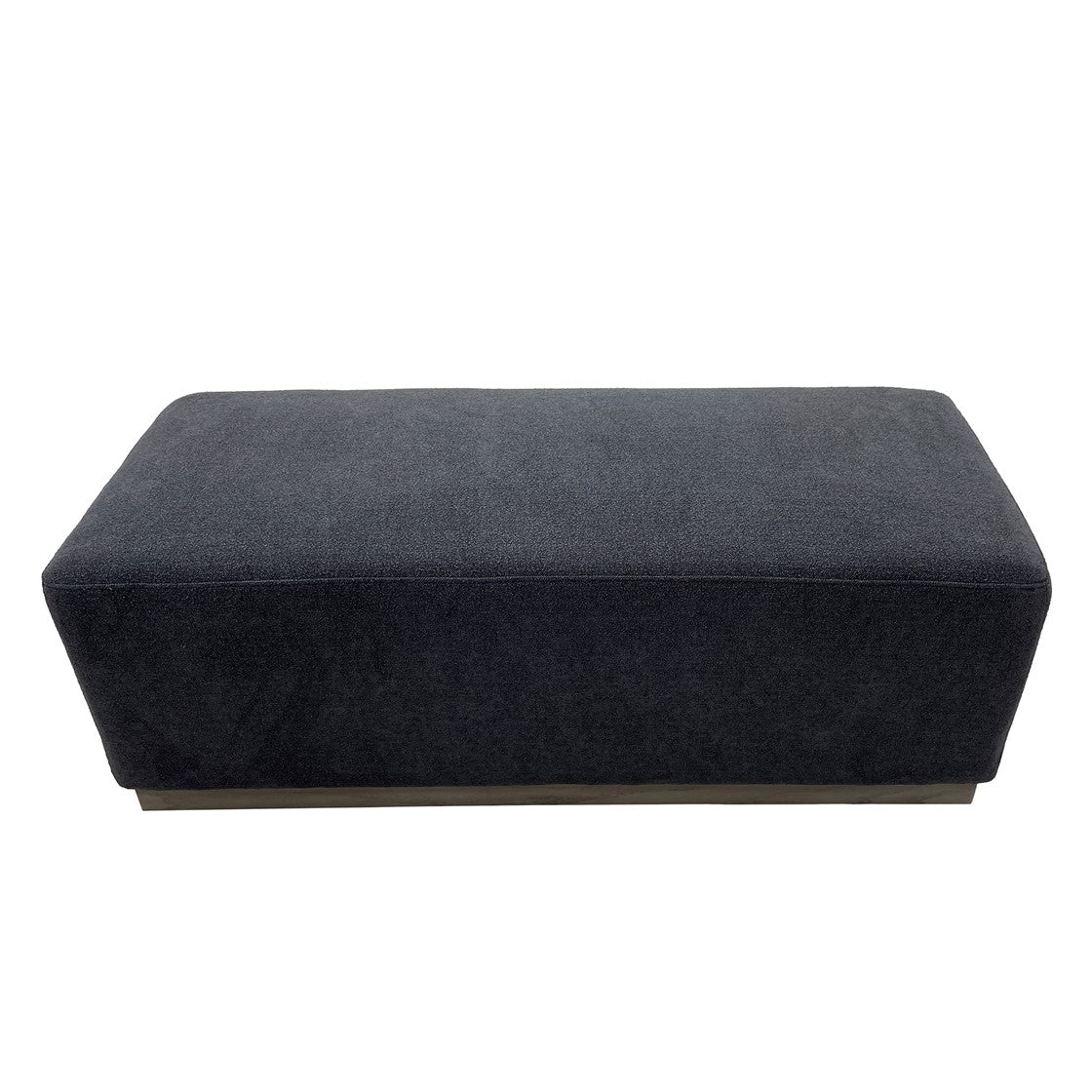 Peggy Bench/Cocktail Ottoman With Table - Dark Grey