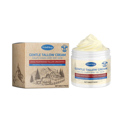 Grass-Fed Tallow Facial Moisturizer Relieves Dry Skin And Keeps Skin Resilient