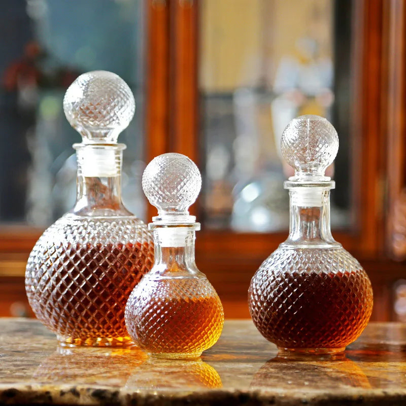 250ml 500ml 1000ml Glass Crystal Red Wine Decanter Wine Bottle Decanter
