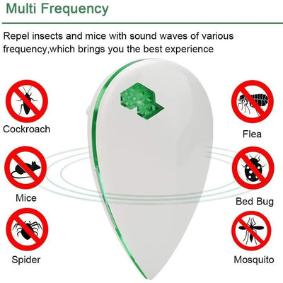 Ultrasonic mosquito repellent Indoor plug-in multi-functional insect repellent LED night light mouse repellent