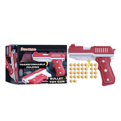 Bullet Toy Gun, Fun Children's Outdoor Interactive Toys Transform Continuous Gift For Boys