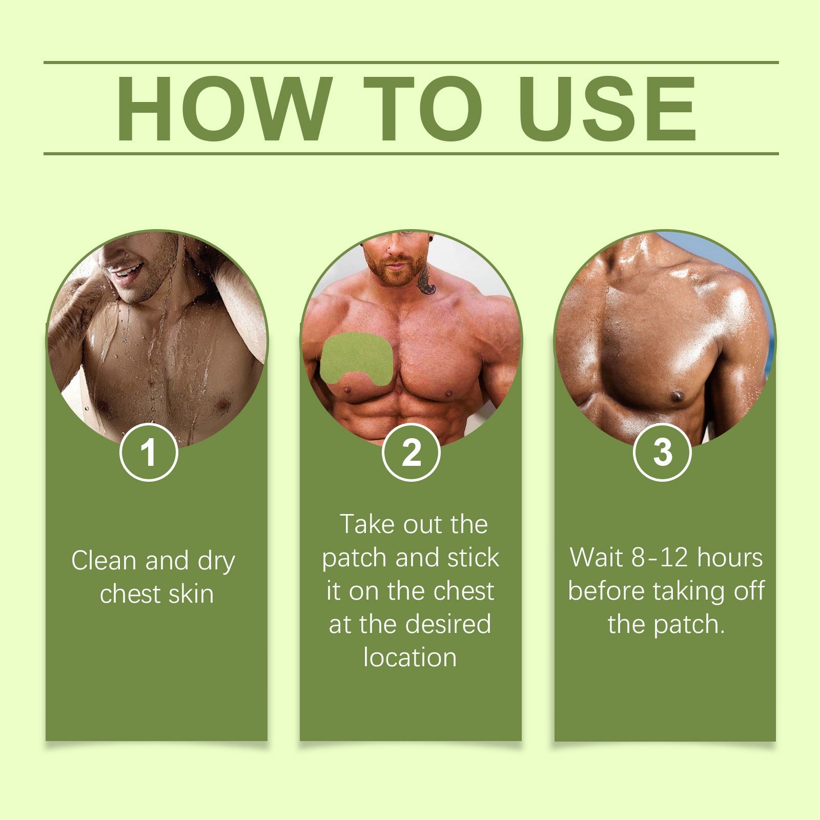 Men's Breast Care Adhesive Firming Skin To Lift Contour Men's Chest Care Shaping Adhesive