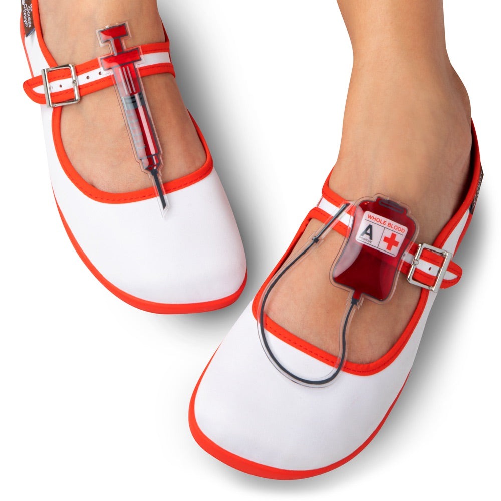 Hot Chocolate Design Nurse Mary Jane Flat