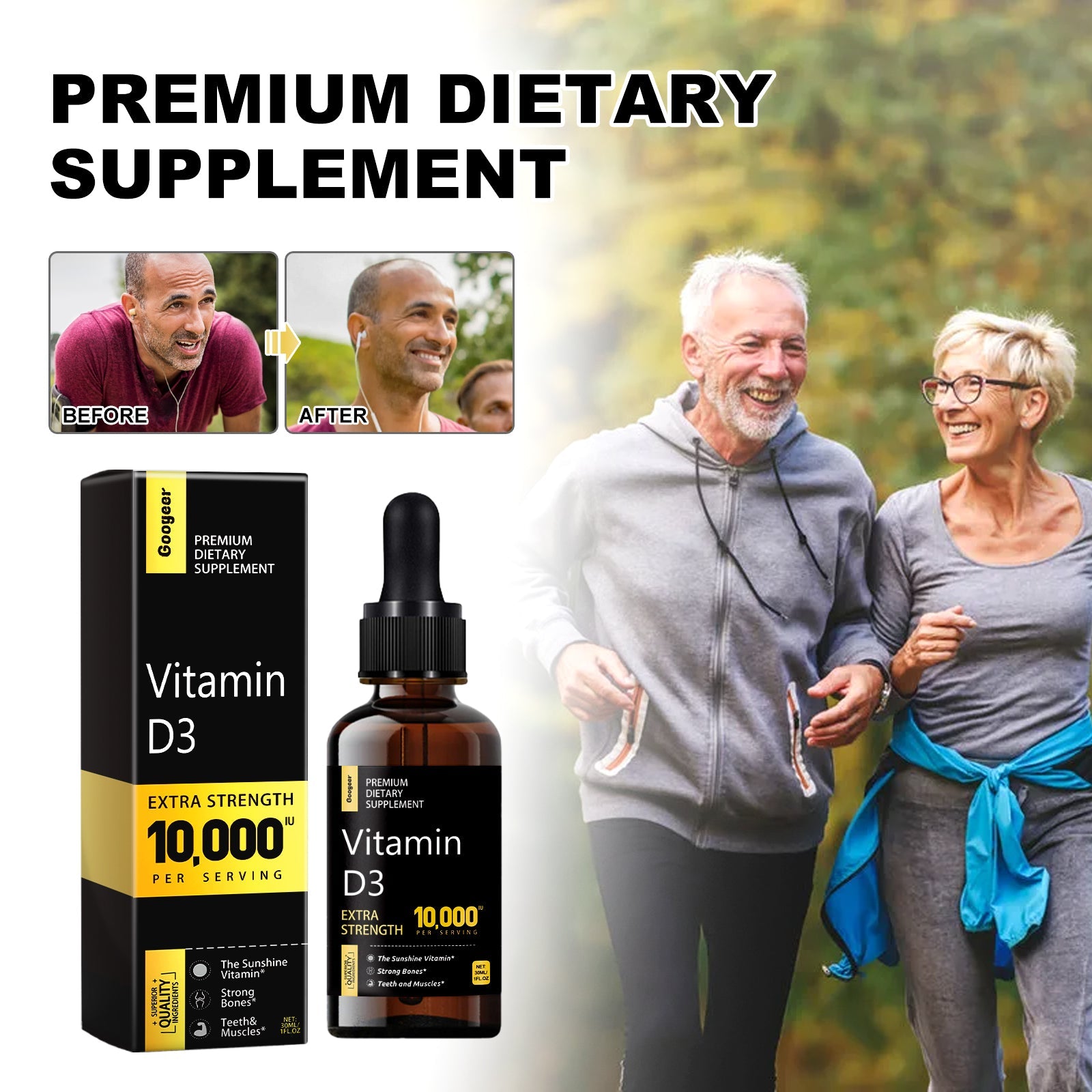 Vitamin Supplement (Intake) Relieves Mouth Pain, Strengthens Muscles And Boosts Body Vitality
