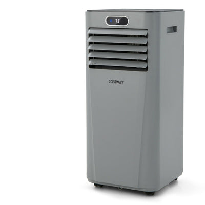 8000BTU 3-in-1 Portable Air Conditioner with Remote Control-Gray