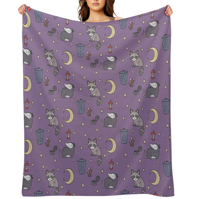 Trash Gang Throw Blanket