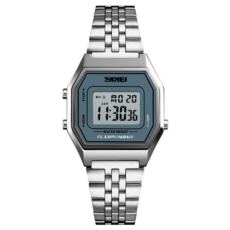 New Digital Men Luxury Retro Men's Sport Wristwatch Fashion Stopwatch Electronic Watches For Mens With Alarm Clock
