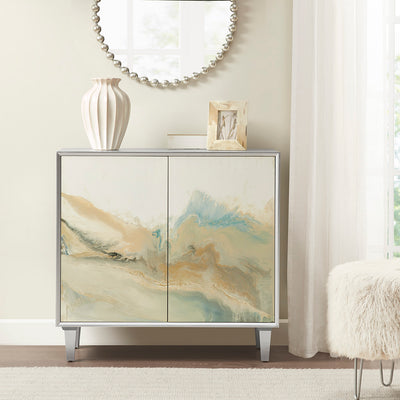 Bering 2 Door Abstract Modern Accent Chest