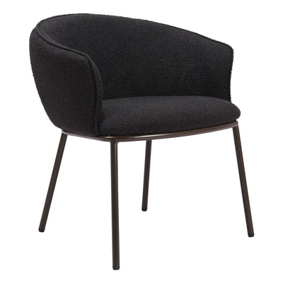 Essen Dining Chair Black & Bronze