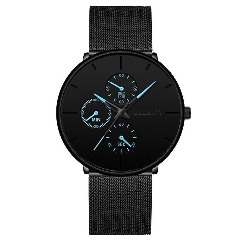 Relogio Masculino Unisex Woman and Men Quartz Watch In Casual Slim Mesh Style Designer Sport Watch