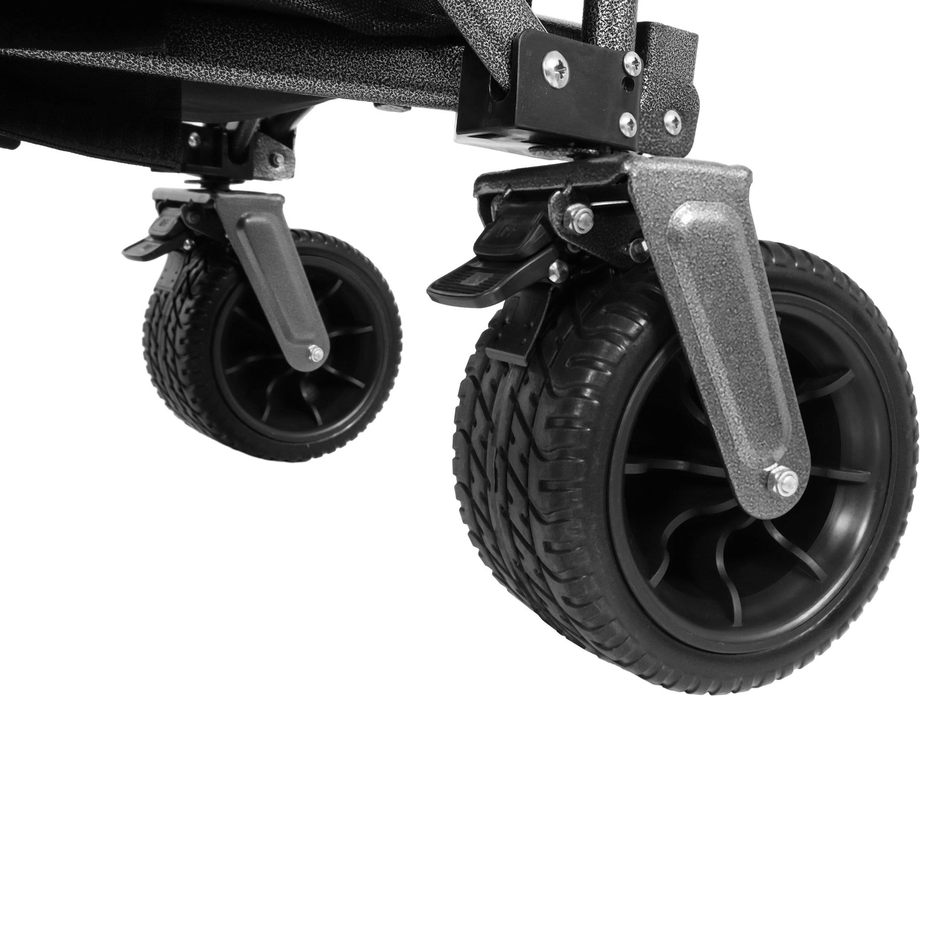 Collapsible Folding Wagon 300L,49' Extra Long Collapsible Wagon with Tailgate, All-Terrain 7'x 4' Big Wheels,Beach Wagon Cart Heavy Duty 400LBS Foldable Foldable Beach Wagon for Garden Sports Camping