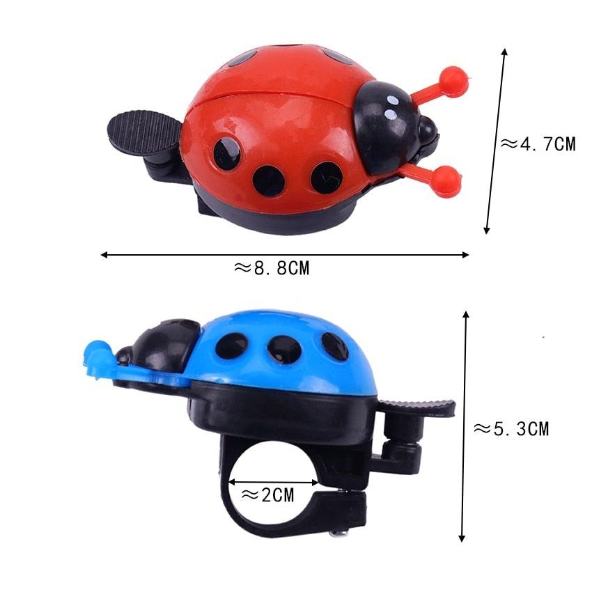 1PC Bicycle Bell Ring Beetle Ladybug Bell Ring For Bike Cute Horn Alarm Bell Child Bicycle Accessories Bell Ring Beetle Cartoon Cycling Bell Lovely Kids Ladybug Bell Ring For Bike Ride Horn Alarm Bicycle Accessories.