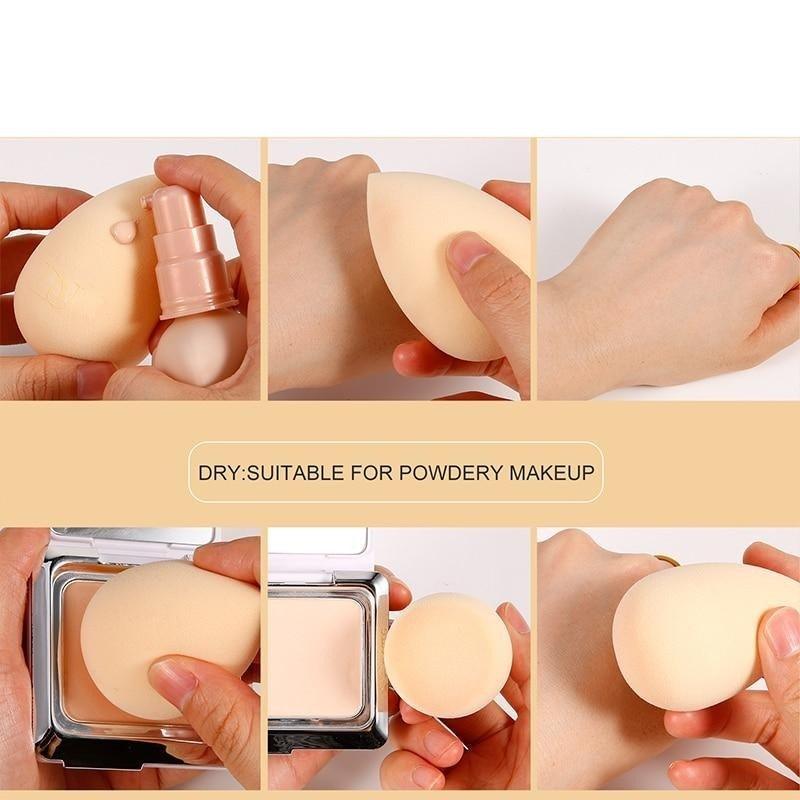1PC Cosmetic Makeup Sponge Blending Smooth Sponge Water Drop Shape Makeup Tools Multicolored Makeup Sponge For Womens