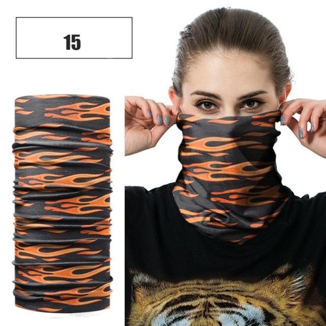 1PC Fashion Men Women Head Face Neck Sunshade Collar Gaiter Tube Bandana Scarf Sports Headwear Scarf Dustproof Outdoor Fishing Face Mask Reusable Washable Cloth Bandanas Women Men Neck Gaiter Cover Turban Multipurpose Balaclava