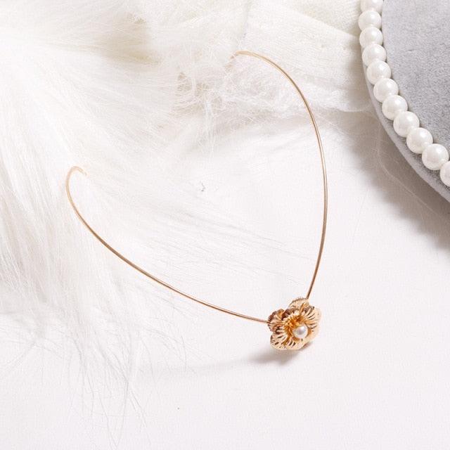 1PC New Fashion Headbands For Women Crystal Alloy Hairbands Back Holder Headwear Girls Lovely Hair Band Hair Accessories Headdress For Weddings