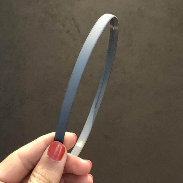 1PC Plastic Fashion Frosted Wide Headband Hair Band Headwear Bezel Hair Accessories For Woman Satin Covered Resin Hairbands Gorgeous Hair Accessories For Women