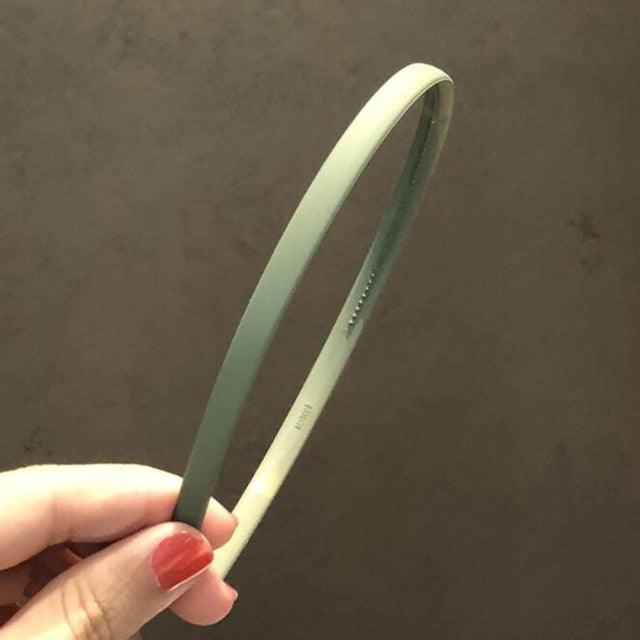 1PC Plastic Fashion Frosted Wide Headband Hair Band Headwear Bezel Hair Accessories For Woman Satin Covered Resin Hairbands Gorgeous Hair Accessories For Women