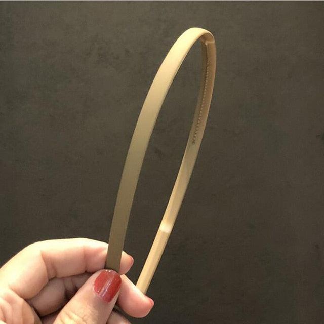 1PC Plastic Fashion Frosted Wide Headband Hair Band Headwear Bezel Hair Accessories For Woman Satin Covered Resin Hairbands Gorgeous Hair Accessories For Women