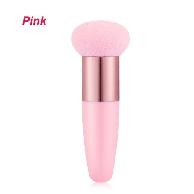 1PC Womens Powder Sponge Beauty Cosmetic Puff Face Makeup Brushes Tools with Handle Makeup Brush Professional Soft Mushroom Head