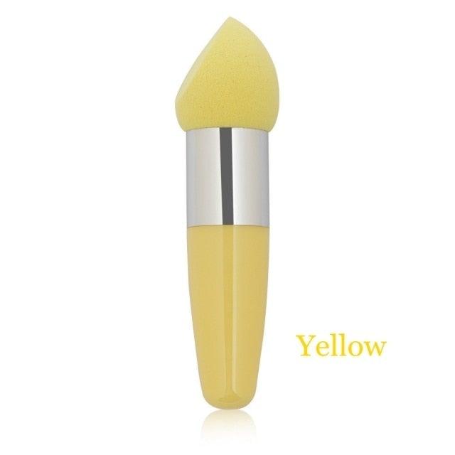 1PC Womens Powder Sponge Beauty Cosmetic Puff Face Makeup Brushes Tools with Handle Makeup Brush Professional Soft Mushroom Head