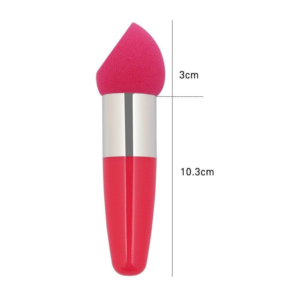 1PC Womens Powder Sponge Beauty Cosmetic Puff Face Makeup Brushes Tools with Handle Makeup Brush Professional Soft Mushroom Head