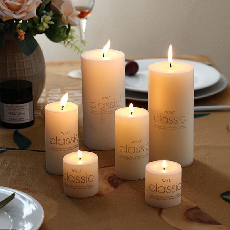 1pcs Scented Candles Craft Pure Soy Wax Wedding Column Wax Gifts Smokeless Fragrant Candle Holiday Candles Winter Scented Soy Candles Fall Candles Decor Aromatherapy Candles