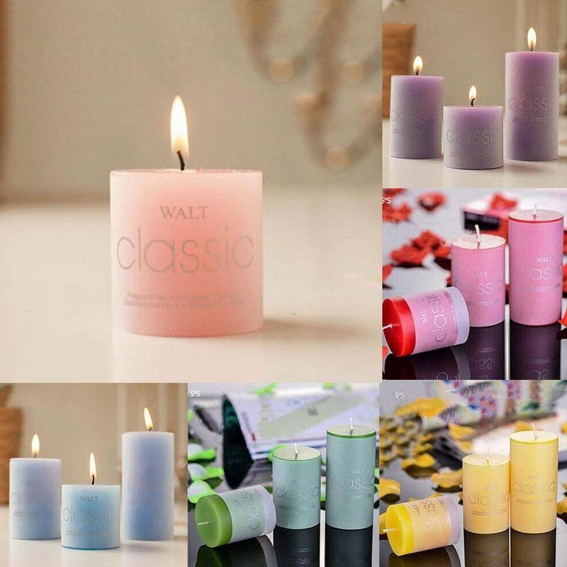 1pcs Scented Candles Craft Pure Soy Wax Wedding Column Wax Gifts Smokeless Fragrant Candle Holiday Candles Winter Scented Soy Candles Fall Candles Decor Aromatherapy Candles