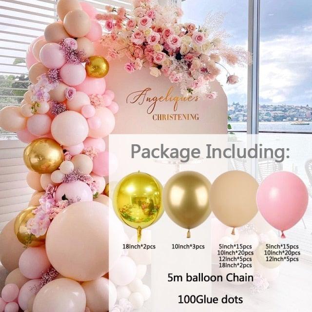 1Set Purple Pink Luxury Balloons For Birthday Wedding Party Decorations Baby Shower Decorations For Girl