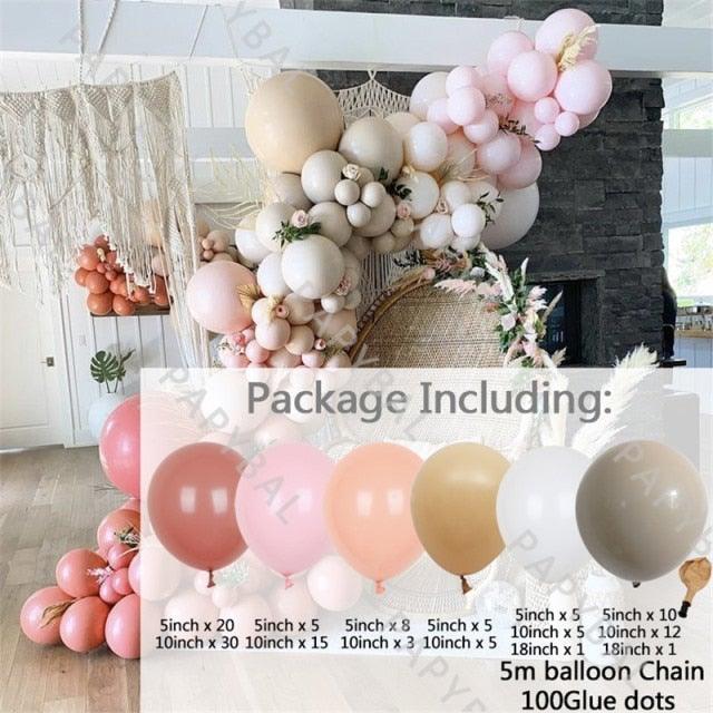 1Set Purple Pink Luxury Balloons For Birthday Wedding Party Decorations Baby Shower Decorations For Girl