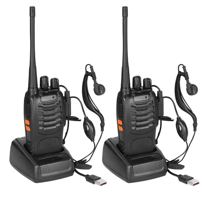 2-Pack: Baofeng BF-888S Walkie Talkies Two Way Radio