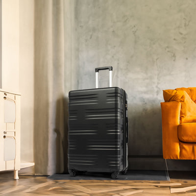 Merax Luggage with TSA Lock Spinner Wheels Hardside Expandable Luggage Travel Suitcase Carry on Luggage ABS 24