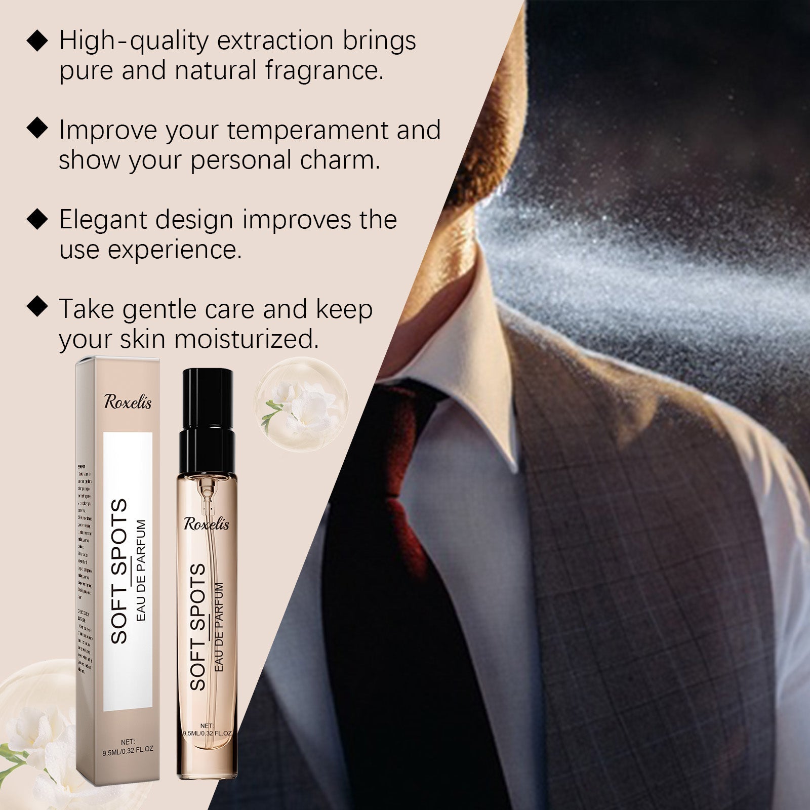 Bergamot Orchid Fragrance Perfume For A Couple's Date Atmosphere With A Charming Portable Fragrance Fragrance