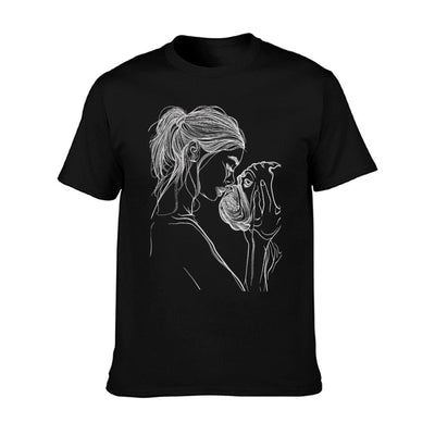 English Bulldog Mom Dog Art Mother's Day T-Shirt