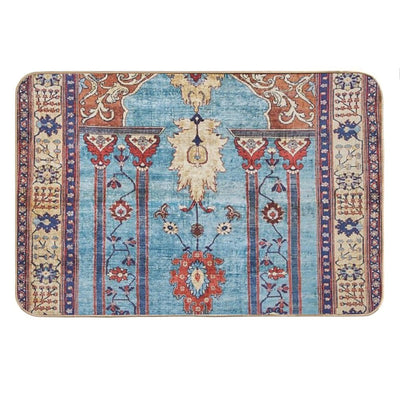 Antique Persian Silk Rug Print Bath Mat