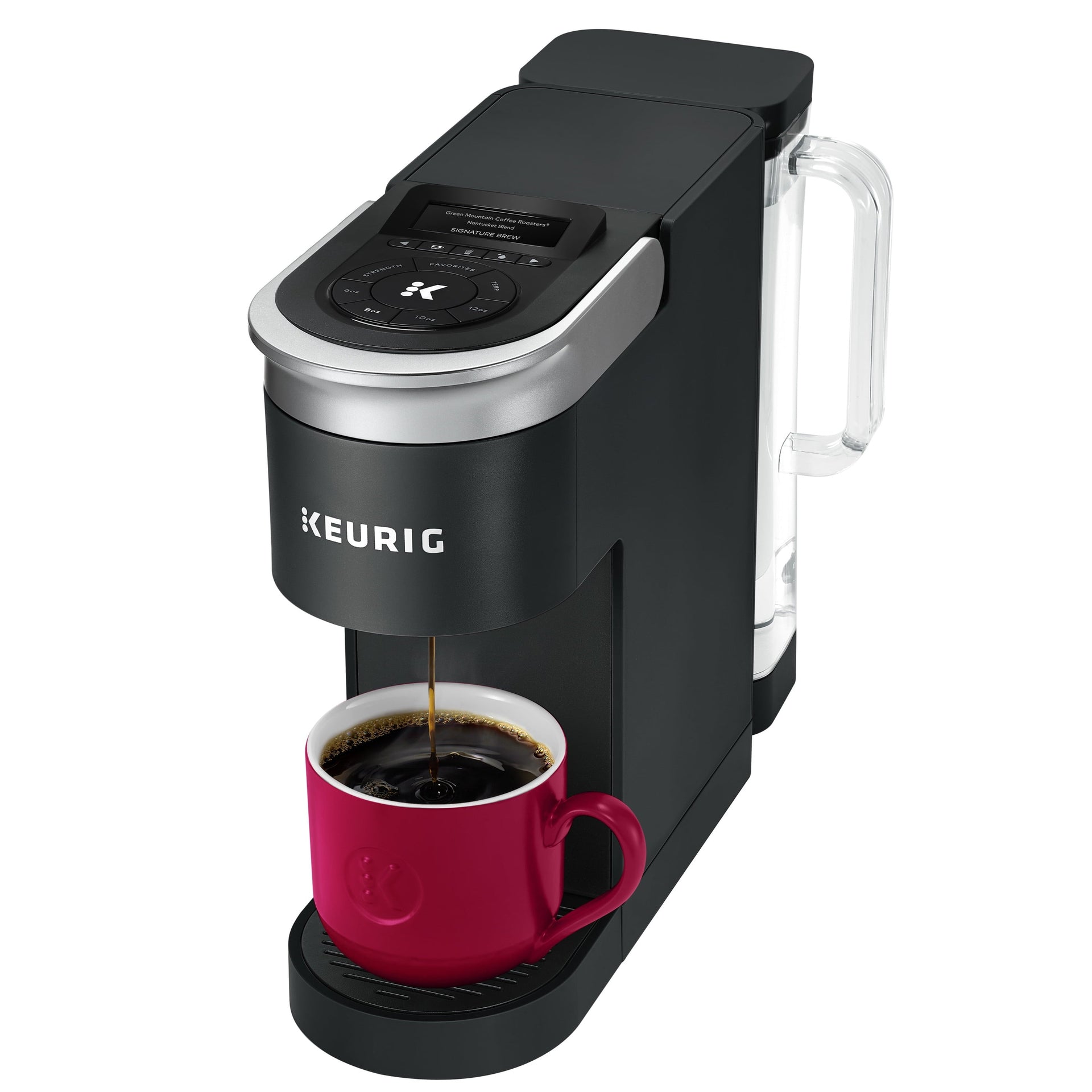 K-Supreme SMART Coffee Maker, Multistream Technology, Brews 6-12Oz Cup Sizes, Black