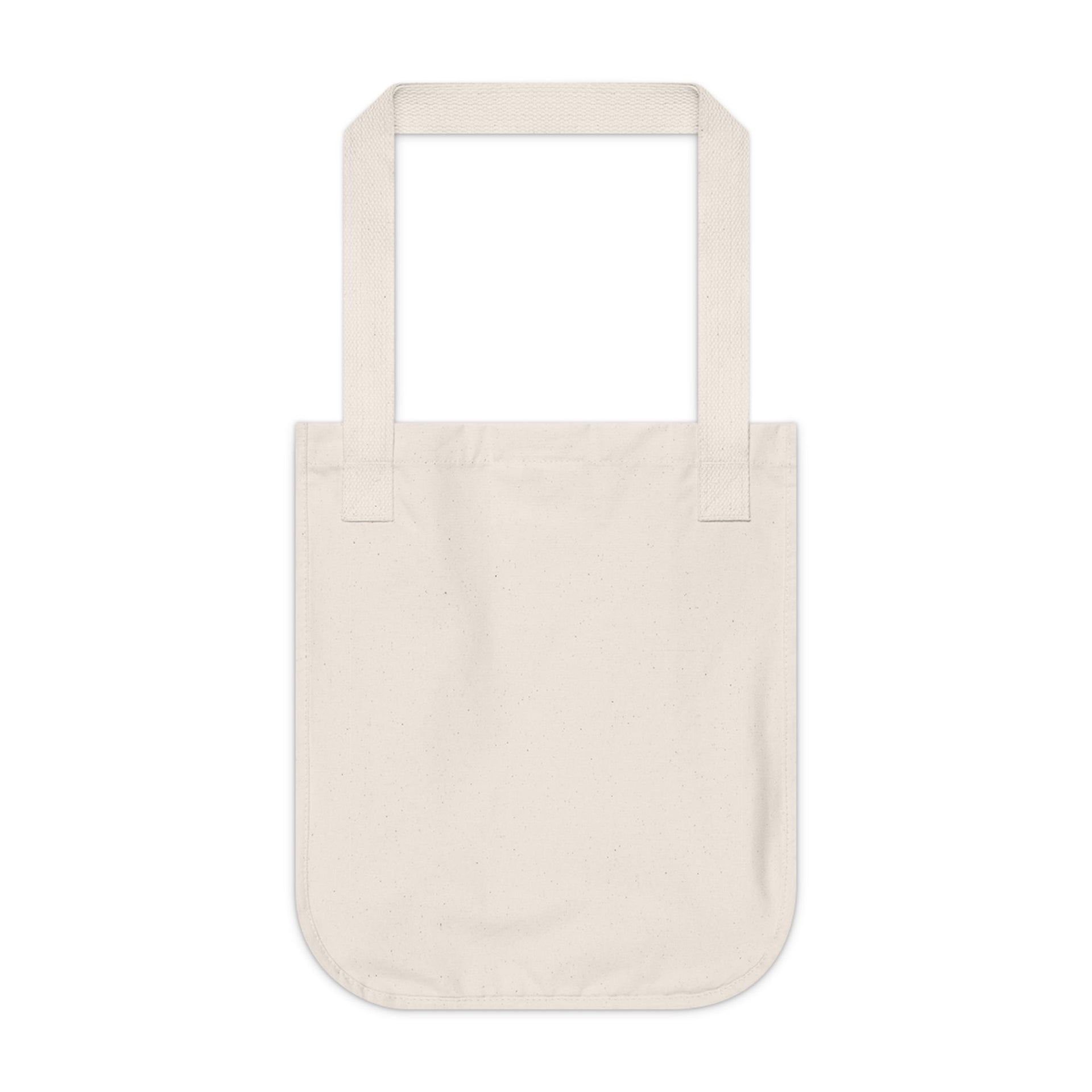 Organic Canvas Tote Bag with 'Abstract Fusion' Abstract I Original Artwork by American Artist Barbara Cleary