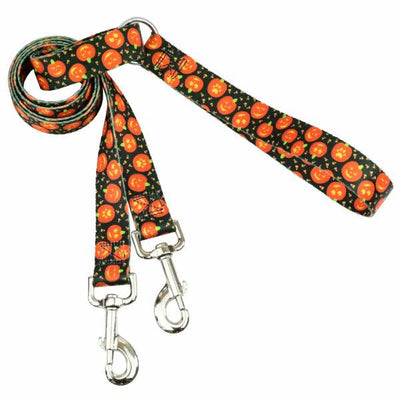 Jack O Lantern Double Connection Leash ā EarthStyle