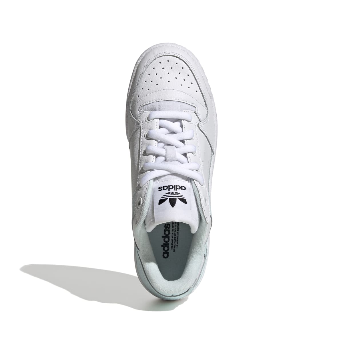 ADIDAS GY6985 FORUM BOLD WMN'S (Medium) White/Blue/Blue Leather & Suede Basketball Shoes