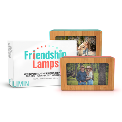 Memory Digital Friendship Frame – Smart Wi-Fi Photo Frame Lamp for Long Distance Connection