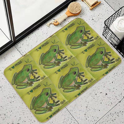 Frog Sticker Slip-Resistant Bath Mat