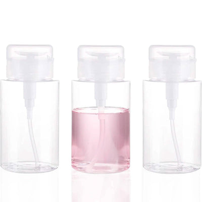 3-Pack: Push Down Empty Pump Dispenser Bottle