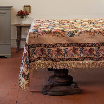 Tache Colorful Country Rustic Floral Morning Awakening Woven Tapestry Tablecloth (3089B)