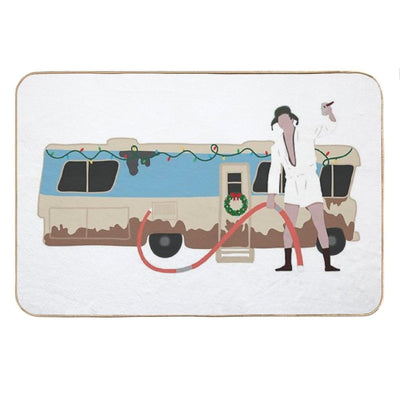 Cousin Eddie Merry Christmas Shitters Full Bath Mat