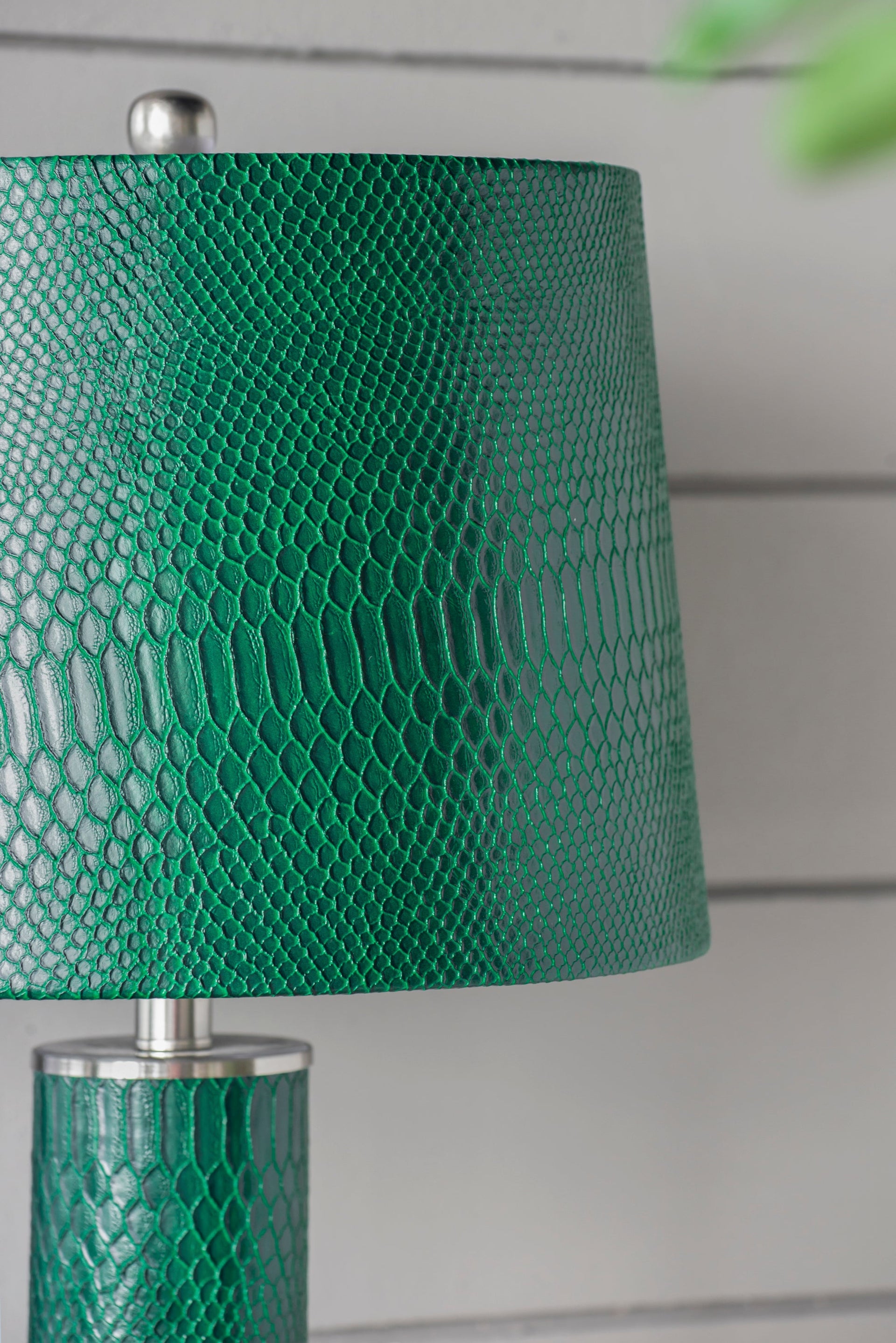 14x14x27' Leather Table Lamp
