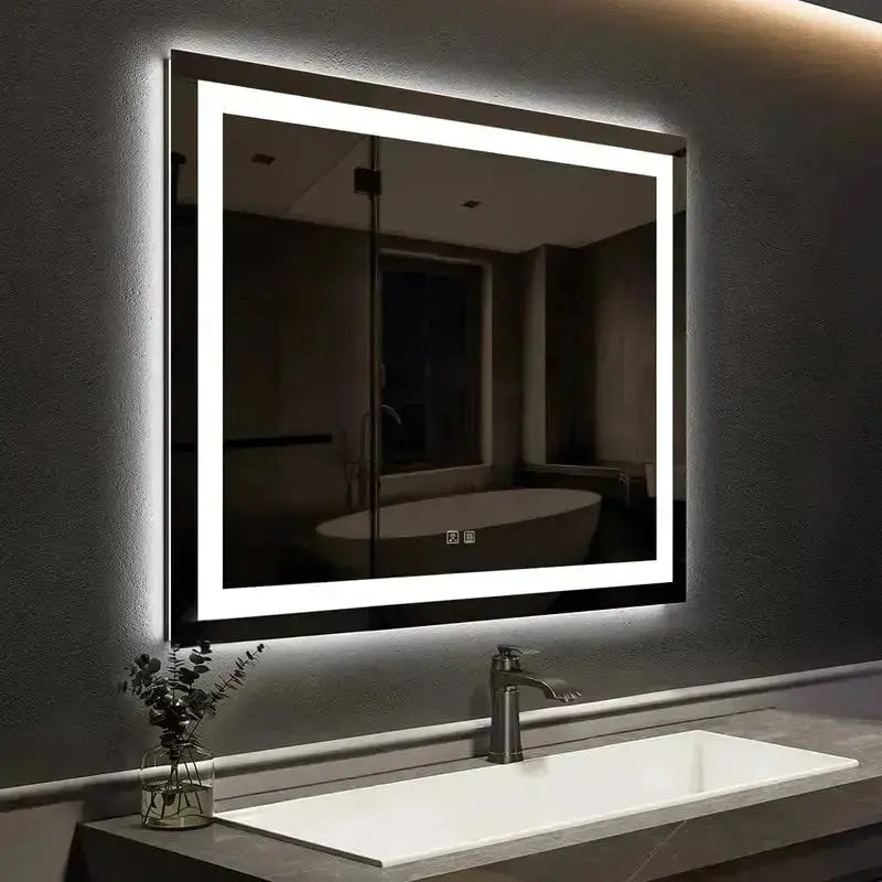 36 x 24 Inch Center Glow LED Bathroom Mirror