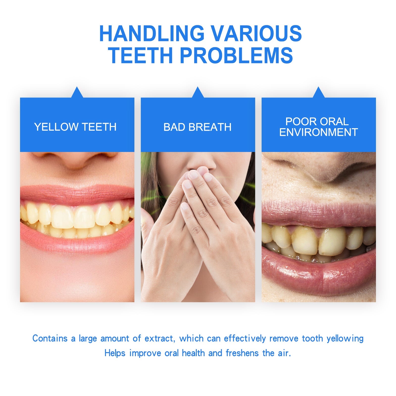 Teeth Whitening Mouthwash, Teeth Cleaning Teeth Yellow Stains Tartar Beauty Teeth Fresh Breath Oral Care